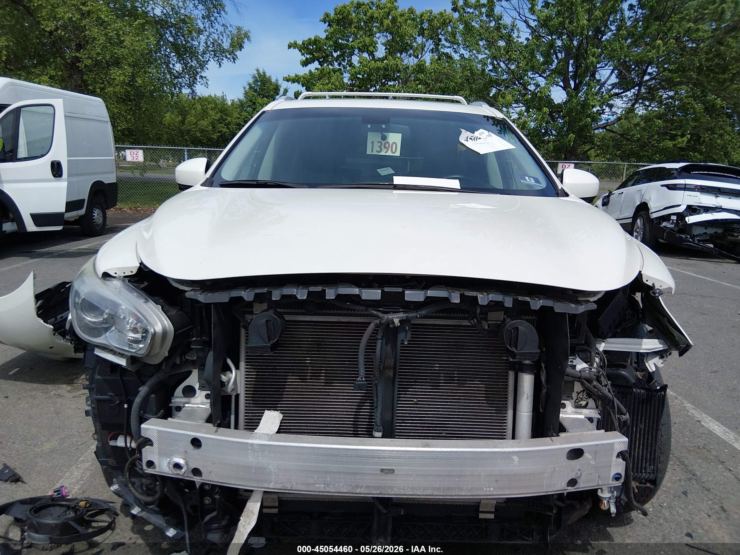 2015 Infiniti Qx60   White vin: 5N1AL0MM6FC512521