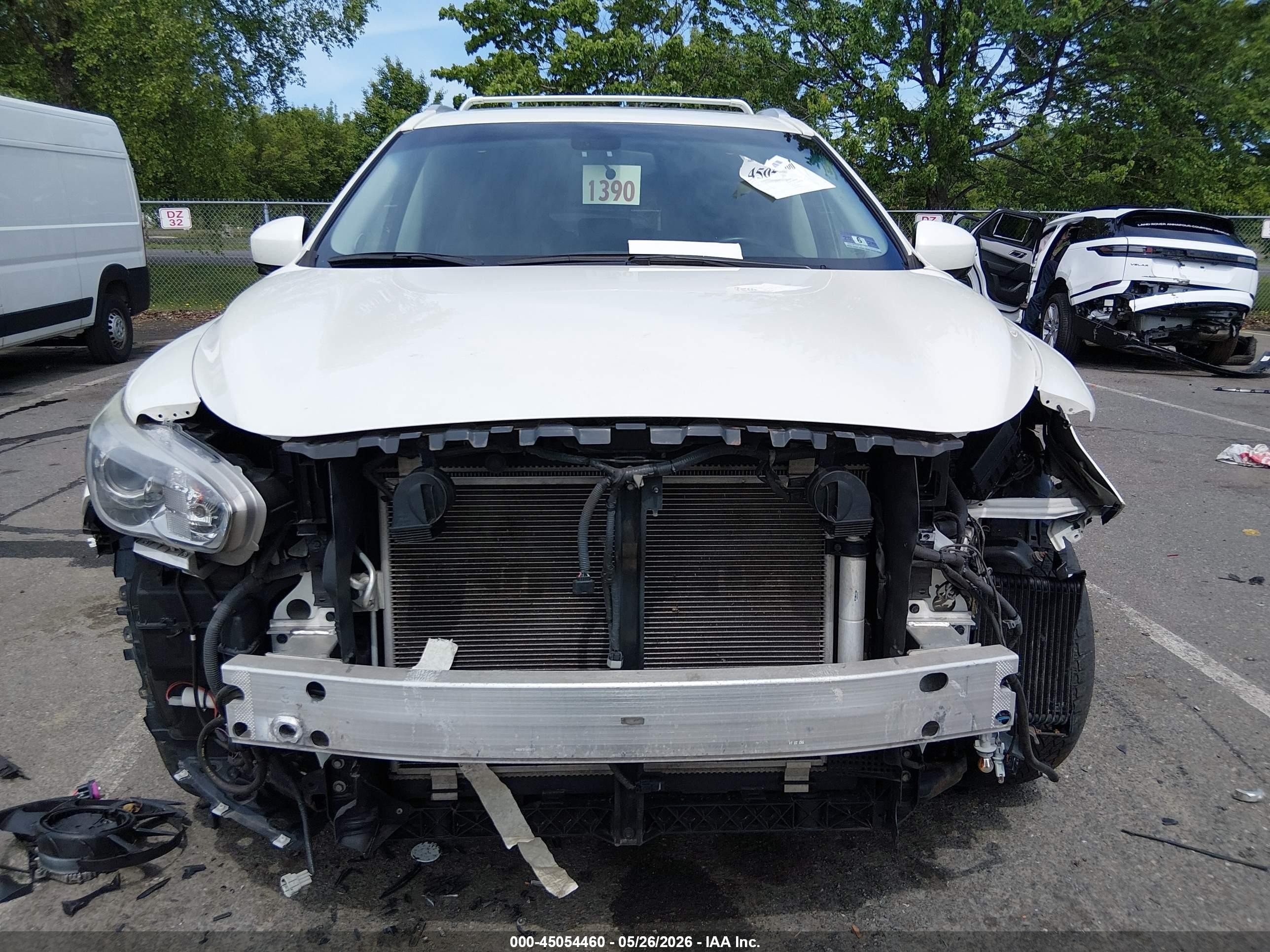 2015 Infiniti Qx60   White vin: 5N1AL0MM6FC512521