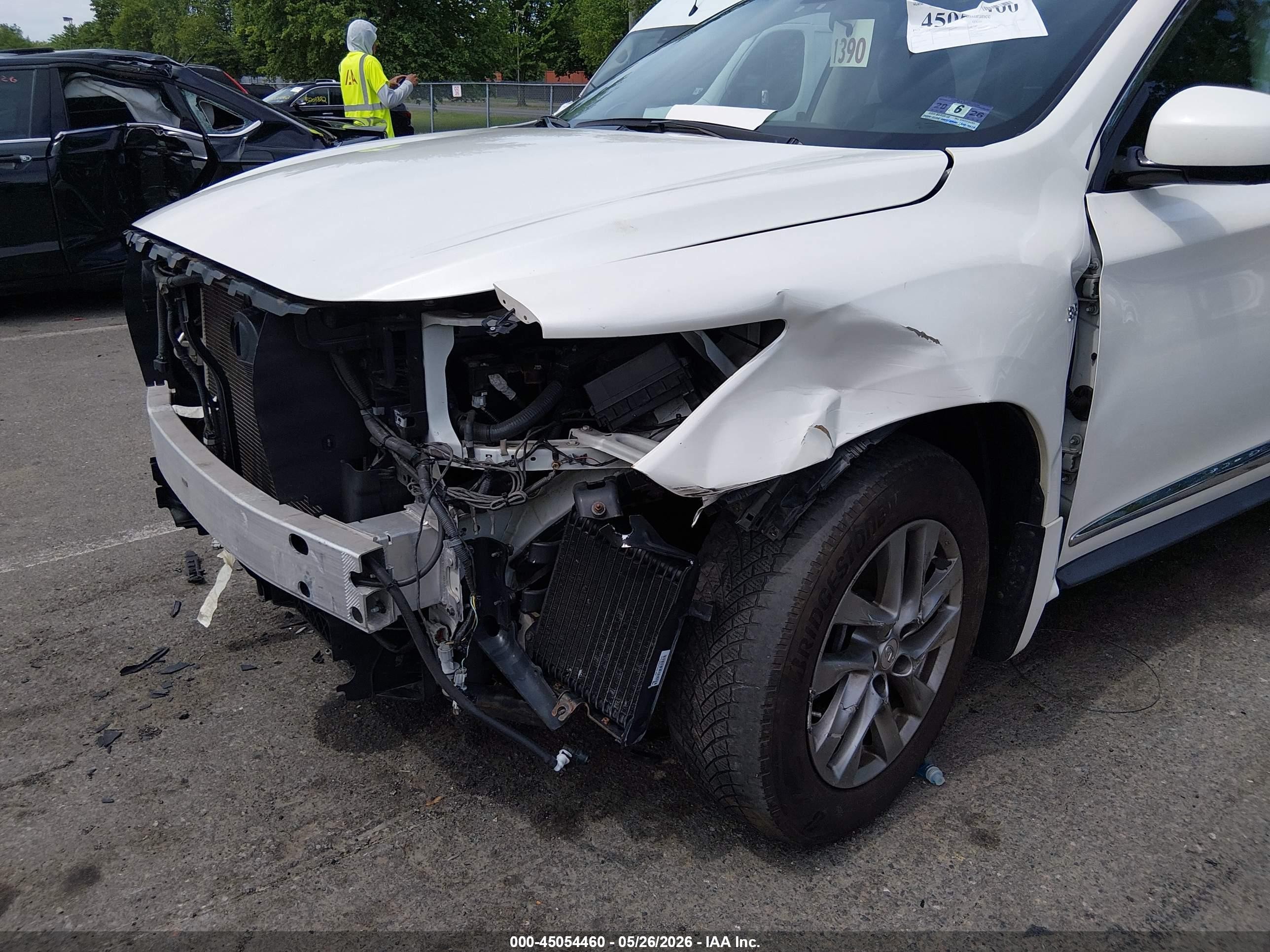 2015 Infiniti Qx60   White vin: 5N1AL0MM6FC512521