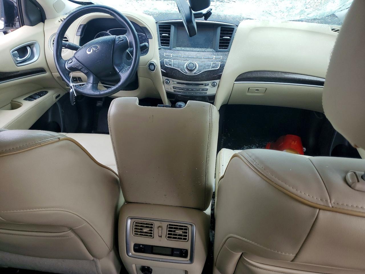 2015 Infiniti Qx60 Base White vin: 5N1AL0MM6FC513099