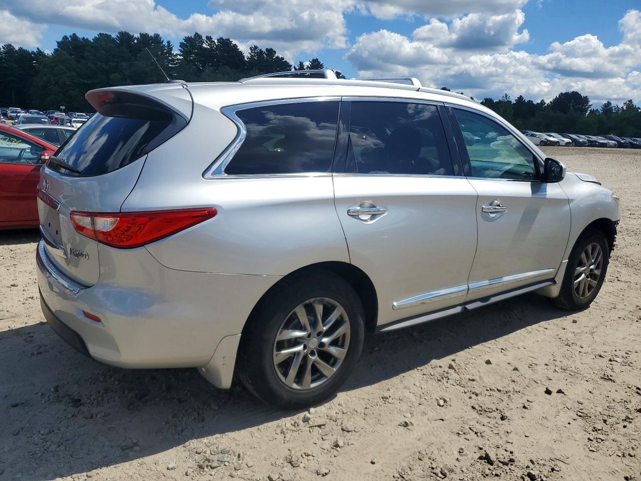 2015 Infiniti Qx60 Base Silver vin: 5N1AL0MM6FC516293