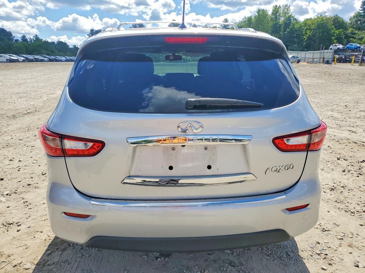 2015 Infiniti Qx60 Base Silver vin: 5N1AL0MM6FC516293