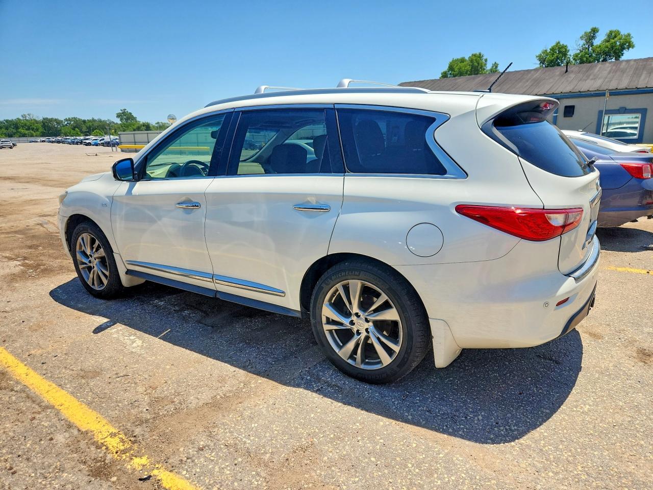 2015 Infiniti Qx60 Base White vin: 5N1AL0MM6FC516813