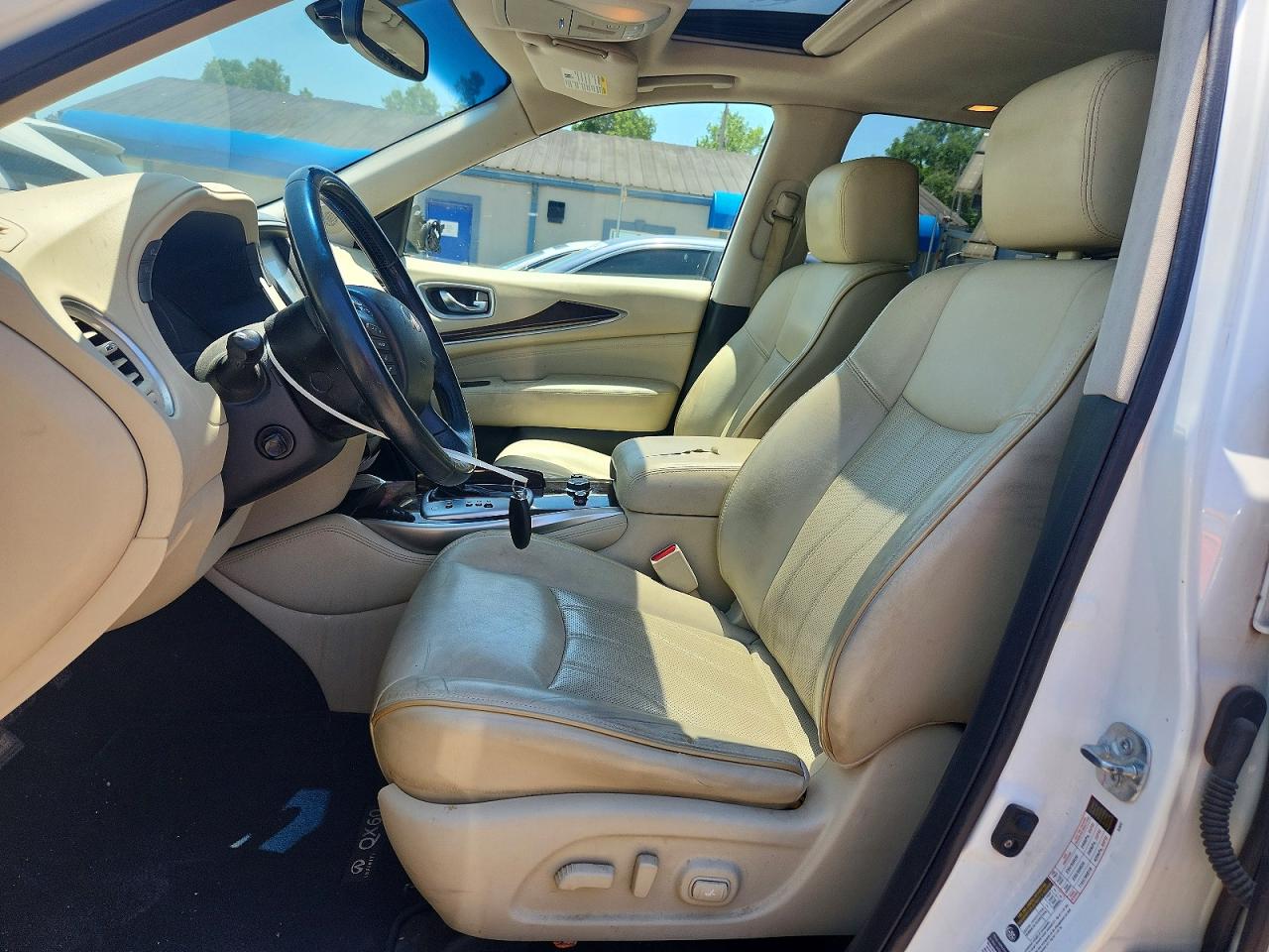 2015 Infiniti Qx60 Base White vin: 5N1AL0MM6FC516813