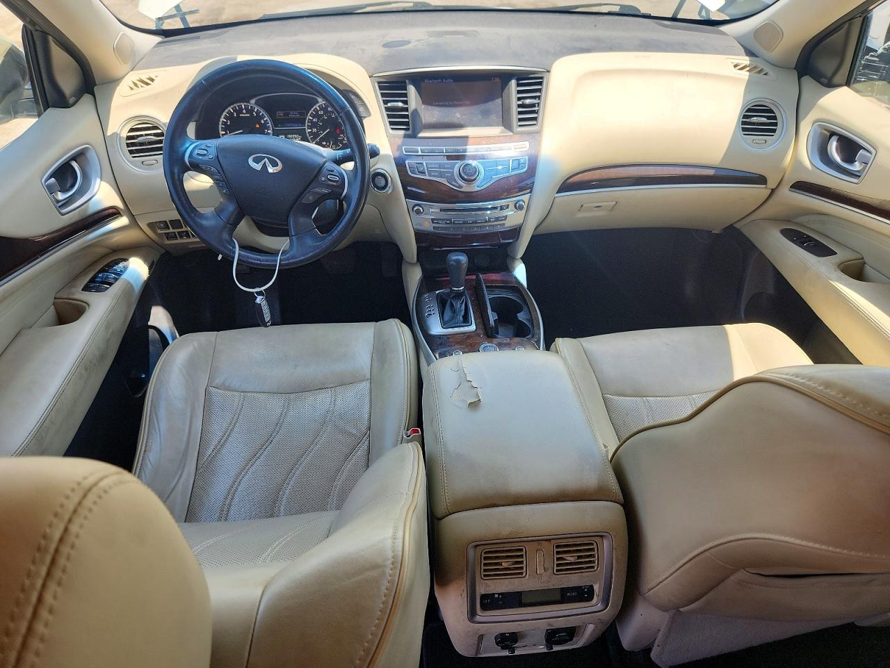 2015 Infiniti Qx60 Base White vin: 5N1AL0MM6FC516813