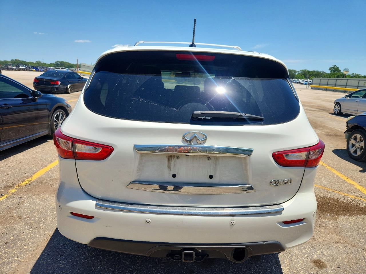 2015 Infiniti Qx60 Base White vin: 5N1AL0MM6FC516813