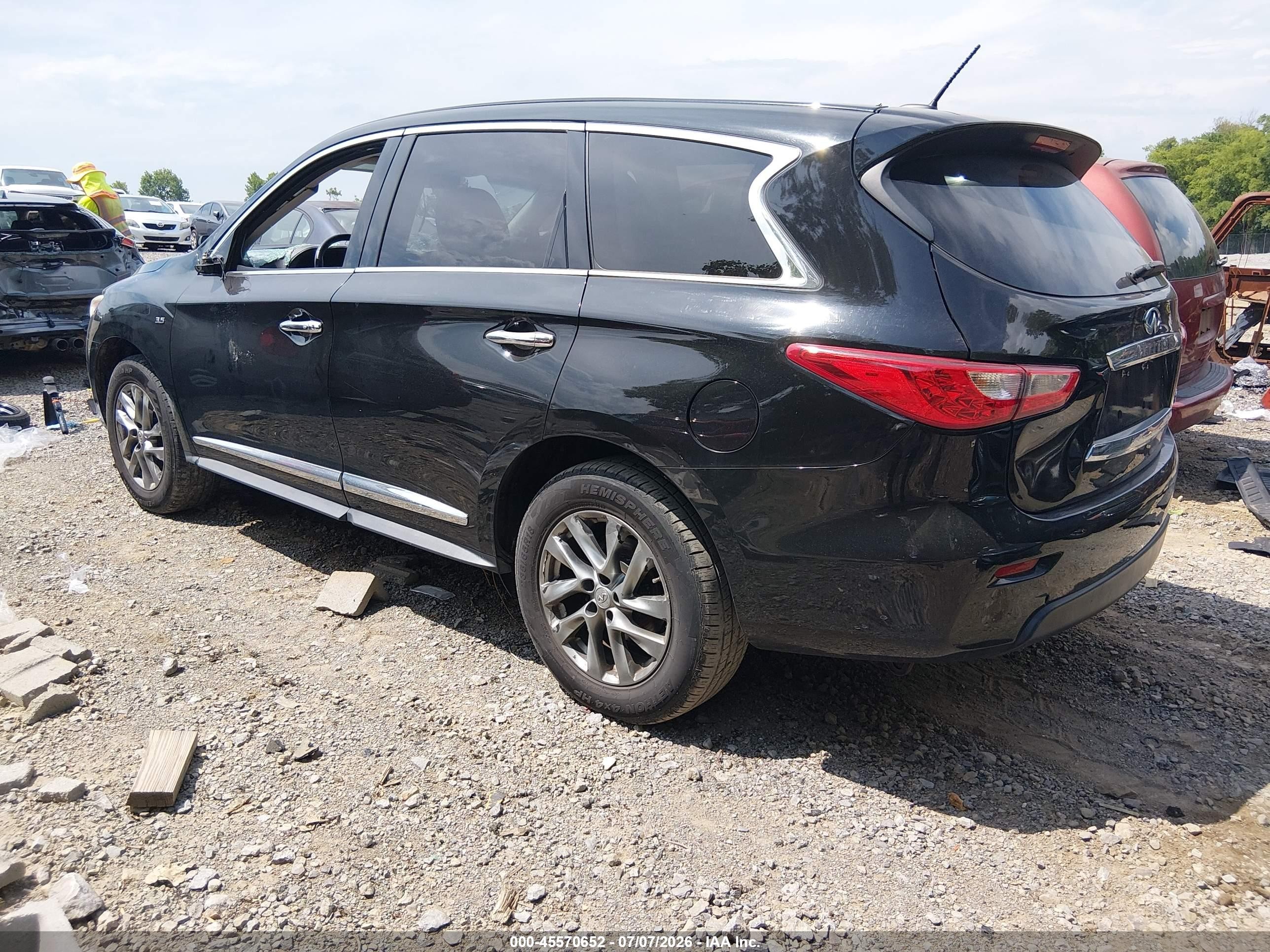 2015 Infiniti Qx60   Black vin: 5N1AL0MM6FC518545