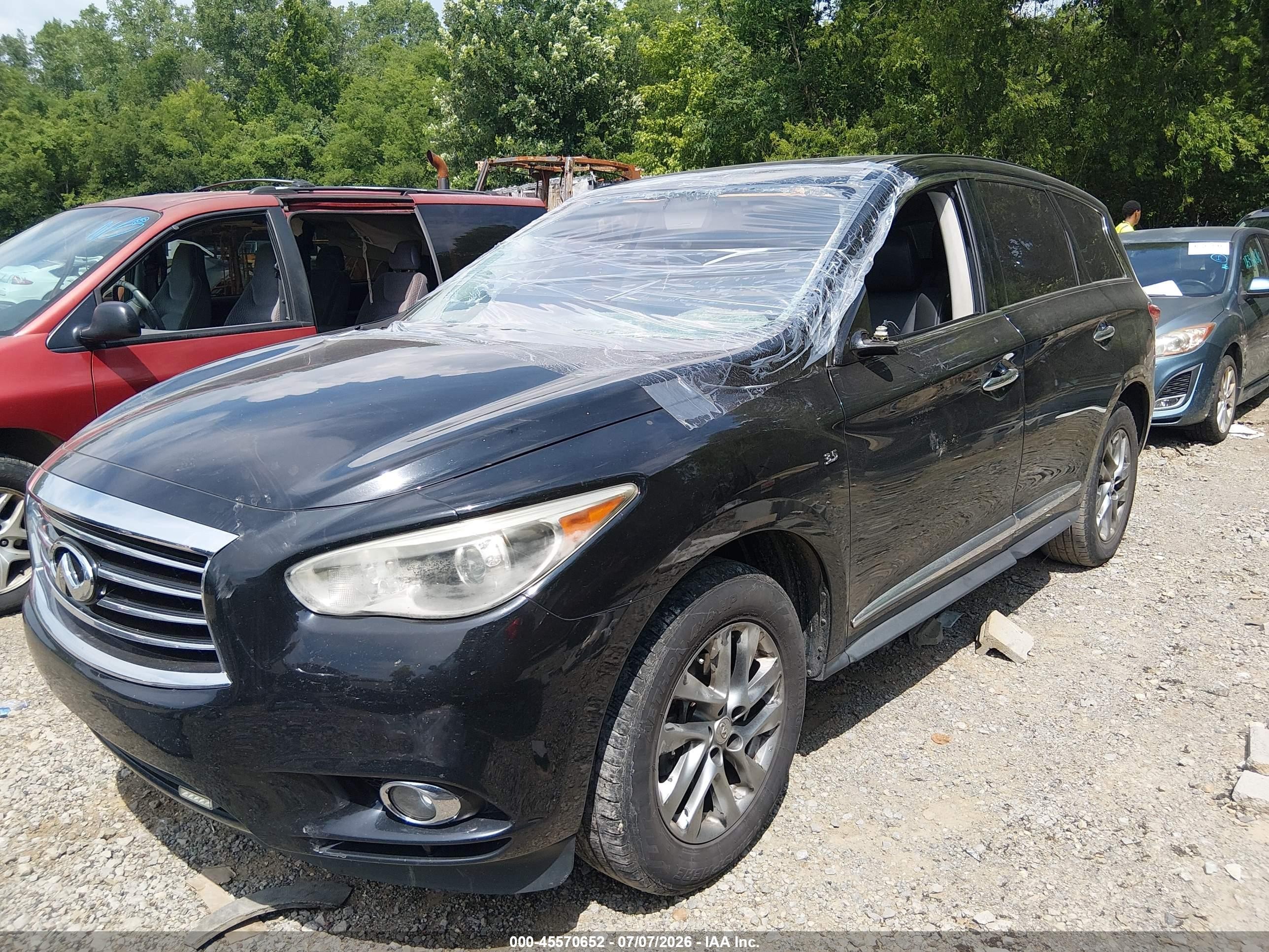 2015 Infiniti Qx60   Black vin: 5N1AL0MM6FC518545