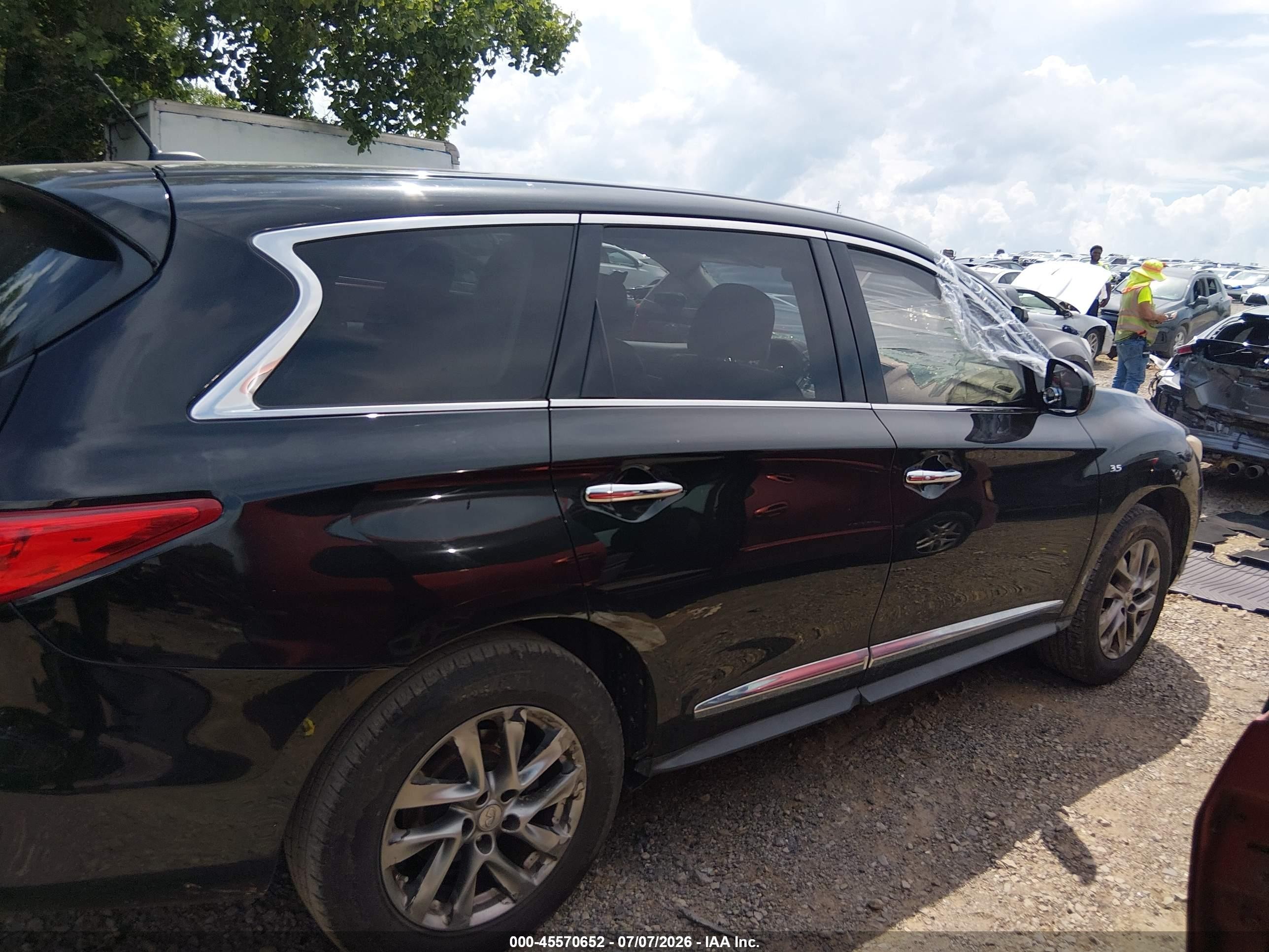 2015 Infiniti Qx60   Black vin: 5N1AL0MM6FC518545