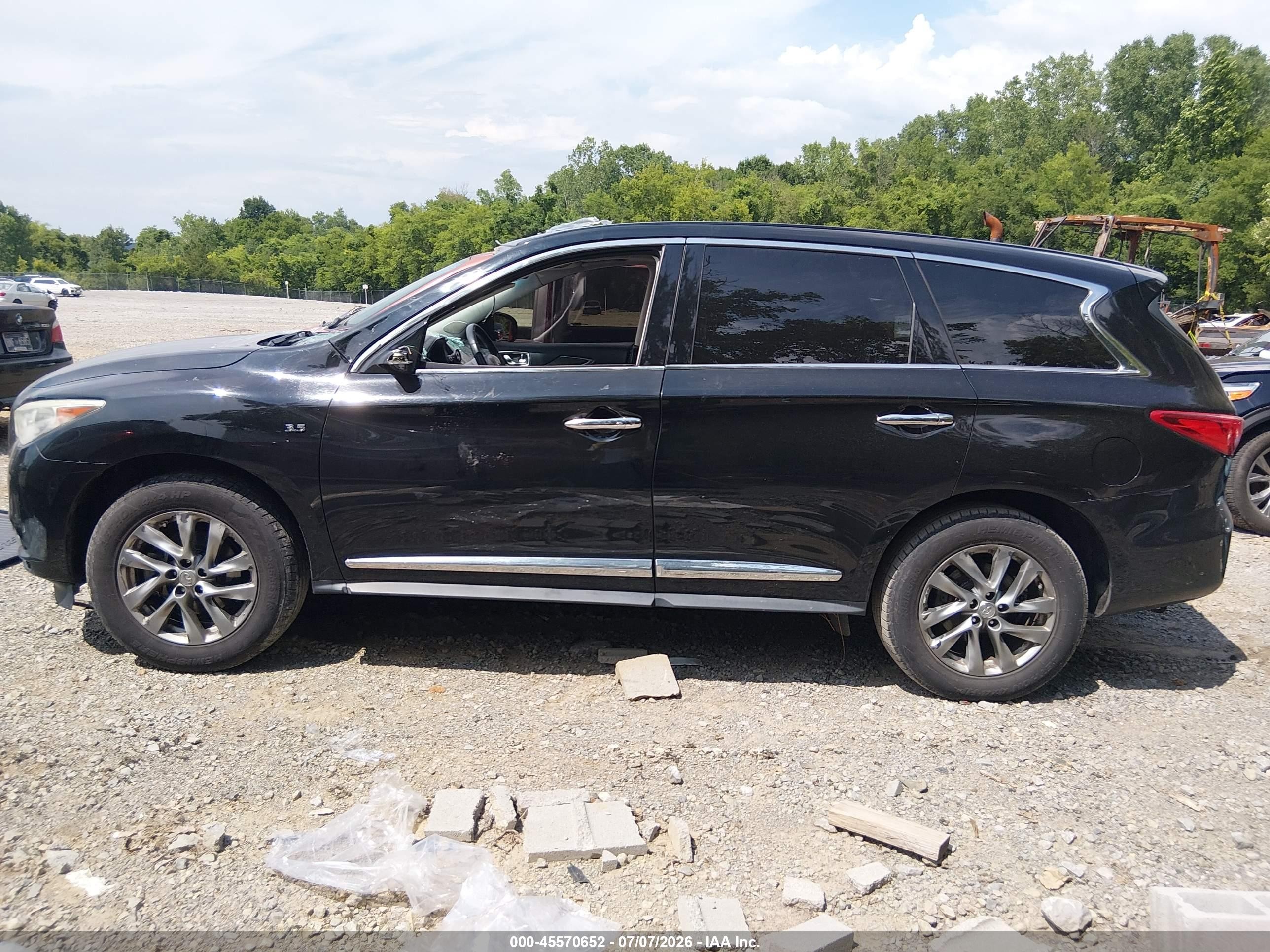 2015 Infiniti Qx60   Black vin: 5N1AL0MM6FC518545