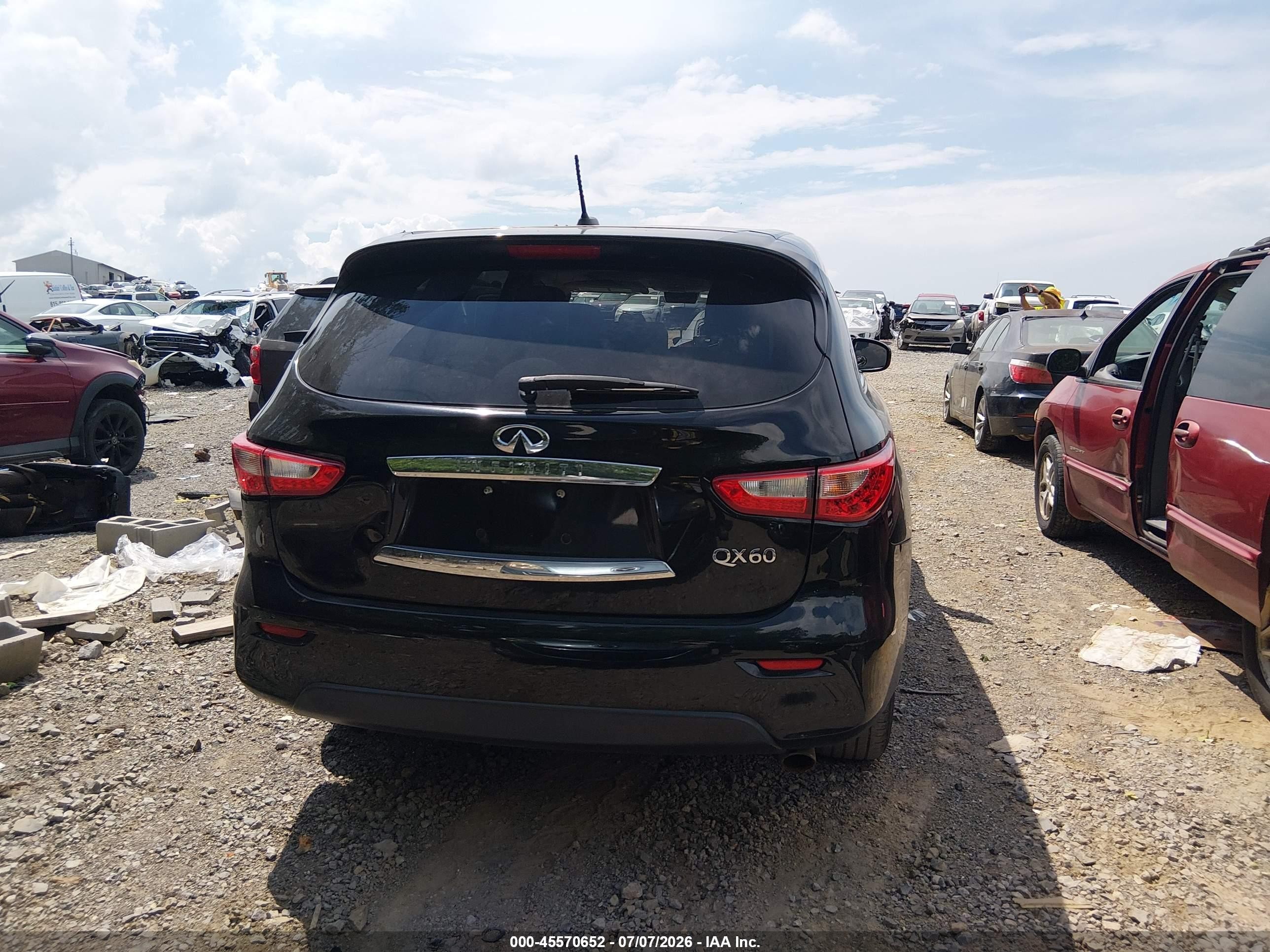 2015 Infiniti Qx60   Black vin: 5N1AL0MM6FC518545