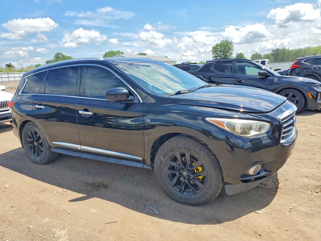 2015 Infiniti Qx60 Base Black vin: 5N1AL0MM6FC539489