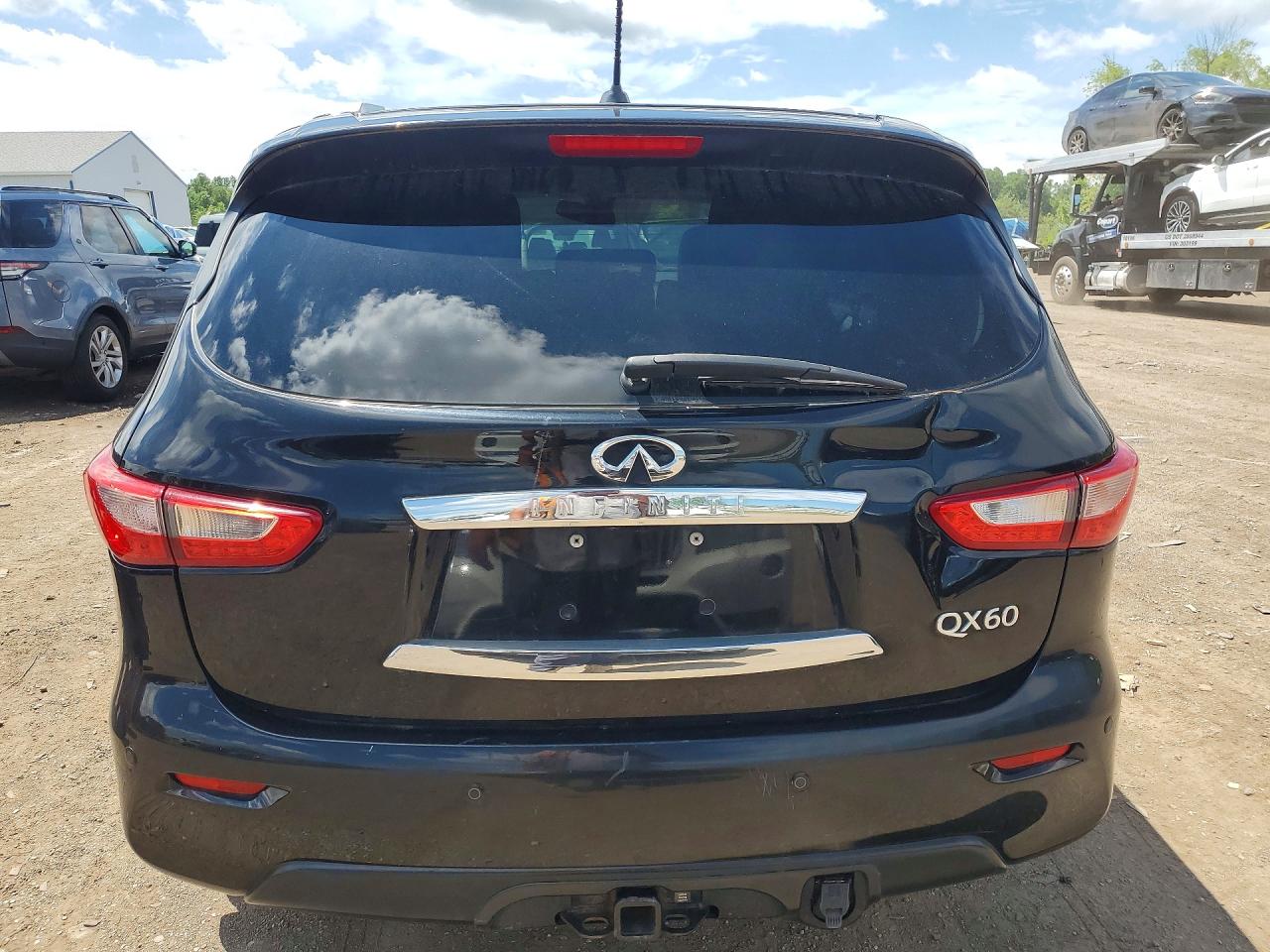 2015 Infiniti Qx60 Base Black vin: 5N1AL0MM6FC539489