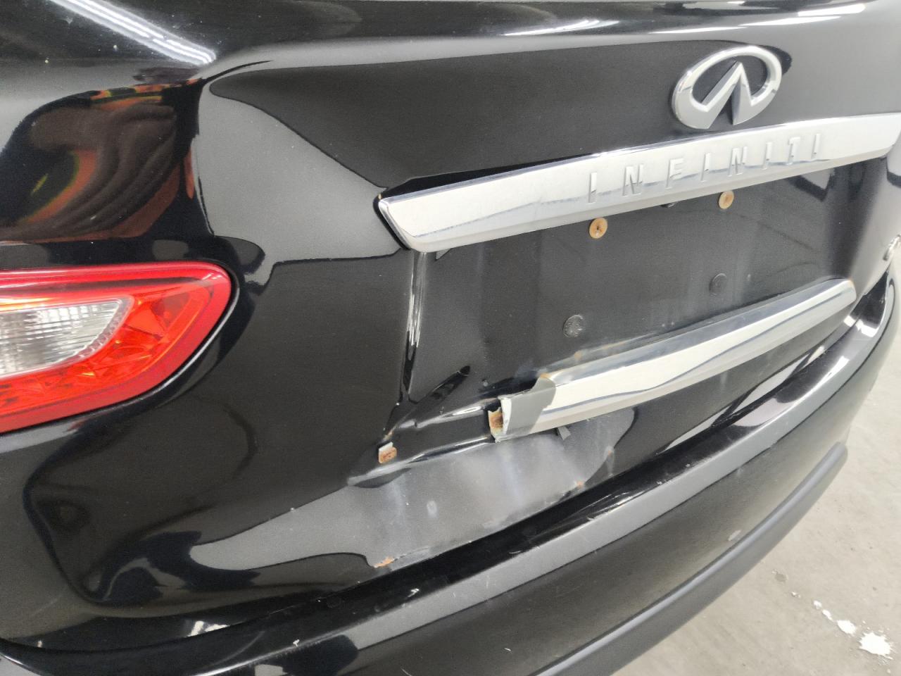 2015 Infiniti Qx60 Base Black vin: 5N1AL0MM6FC539508 Damage: Lift Gate, Severe Damage, Replacement Required