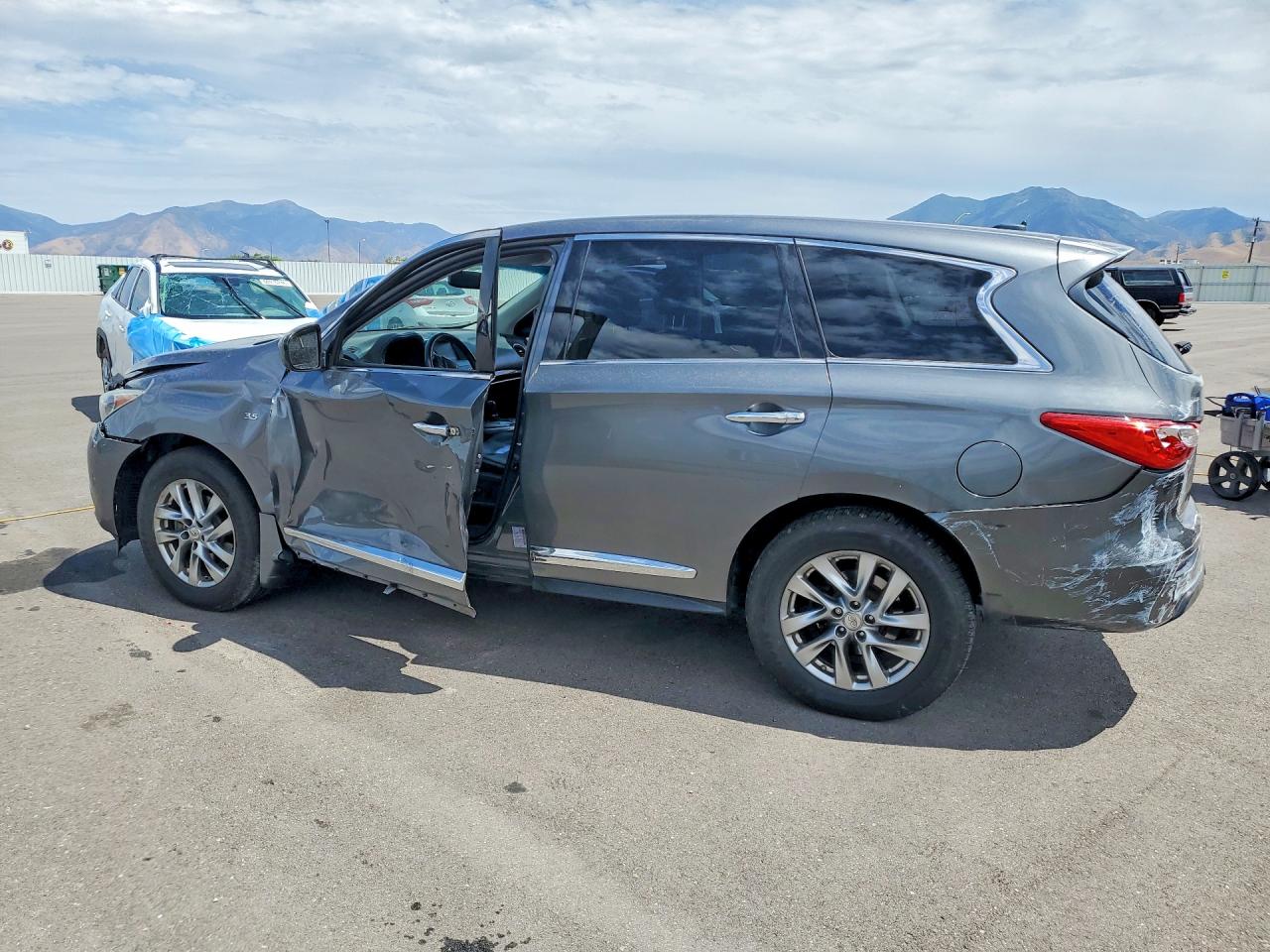 2015 Infiniti Qx60 Base Gray vin: 5N1AL0MM6FC546216