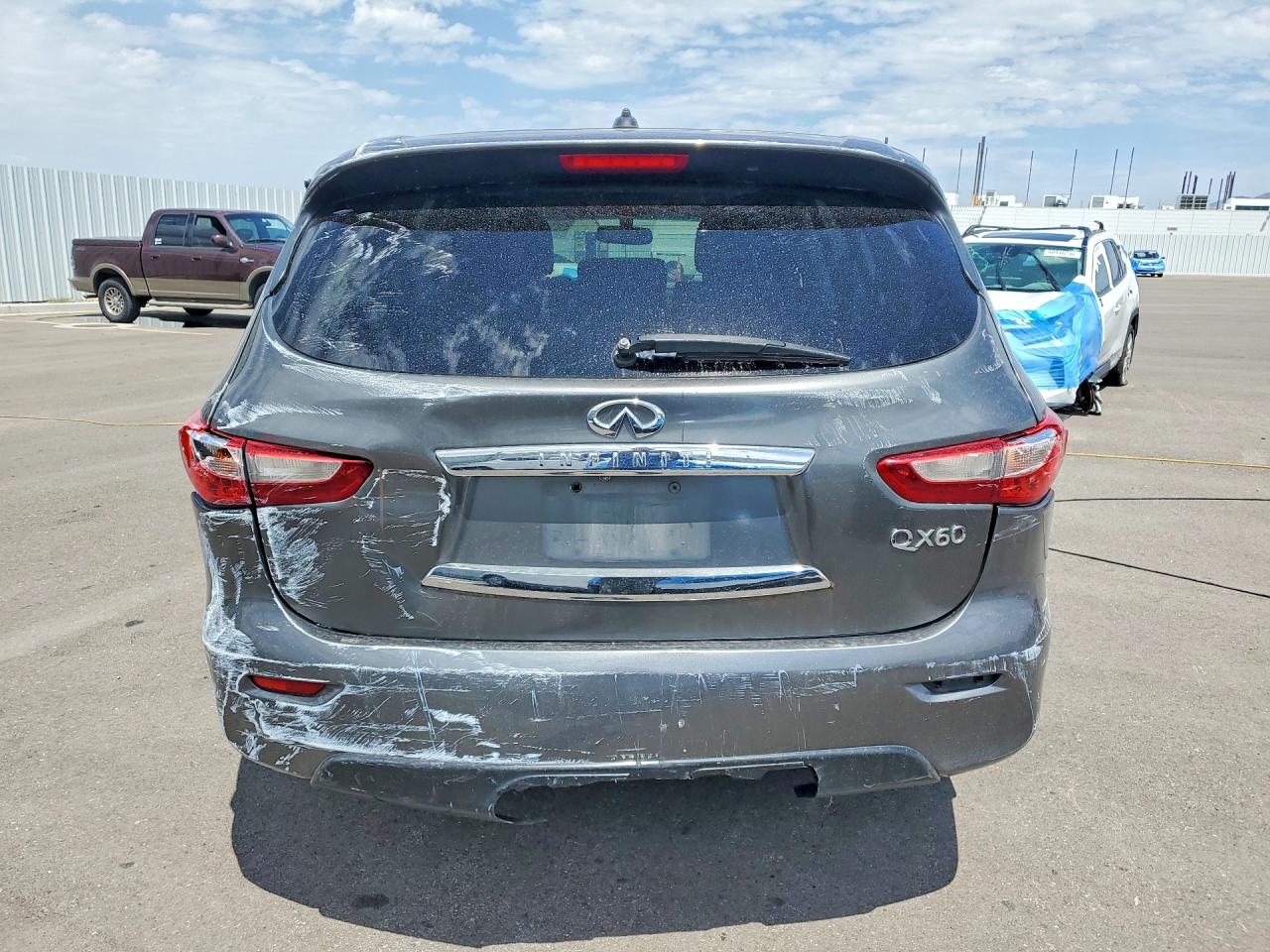2015 Infiniti Qx60 Base Gray vin: 5N1AL0MM6FC546216
