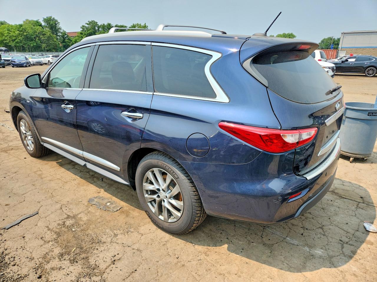 2015 Infiniti Qx60 Base Blue vin: 5N1AL0MM6FC547964
