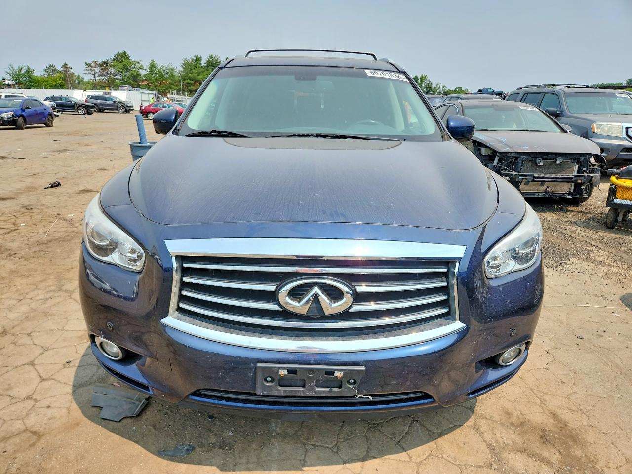 2015 Infiniti Qx60 Base Blue vin: 5N1AL0MM6FC547964
