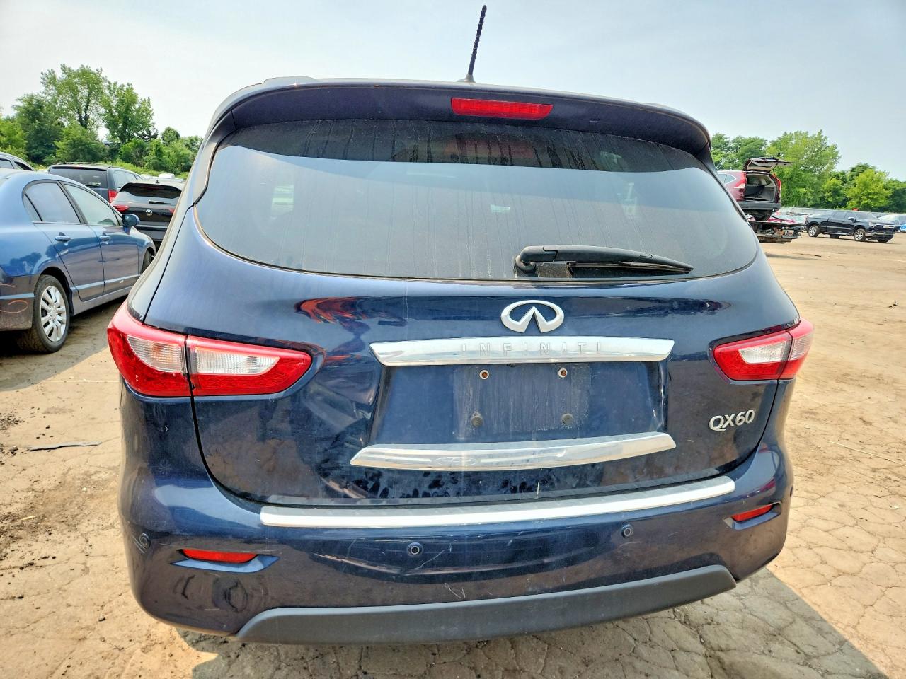 2015 Infiniti Qx60 Base Blue vin: 5N1AL0MM6FC547964