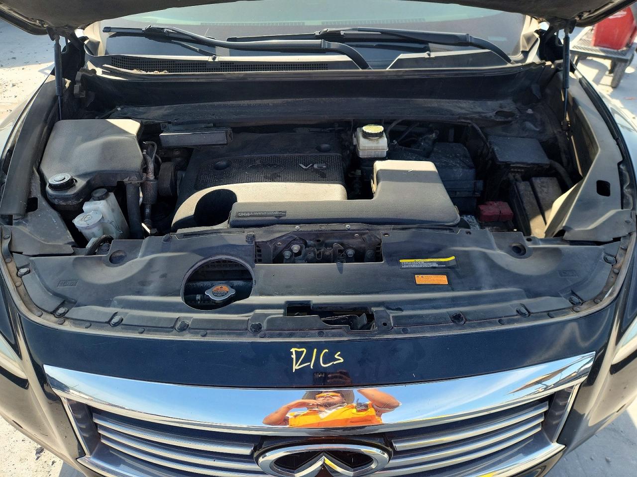 2015 Infiniti Qx60 Base Черный vin: 5N1AL0MM6FC550380