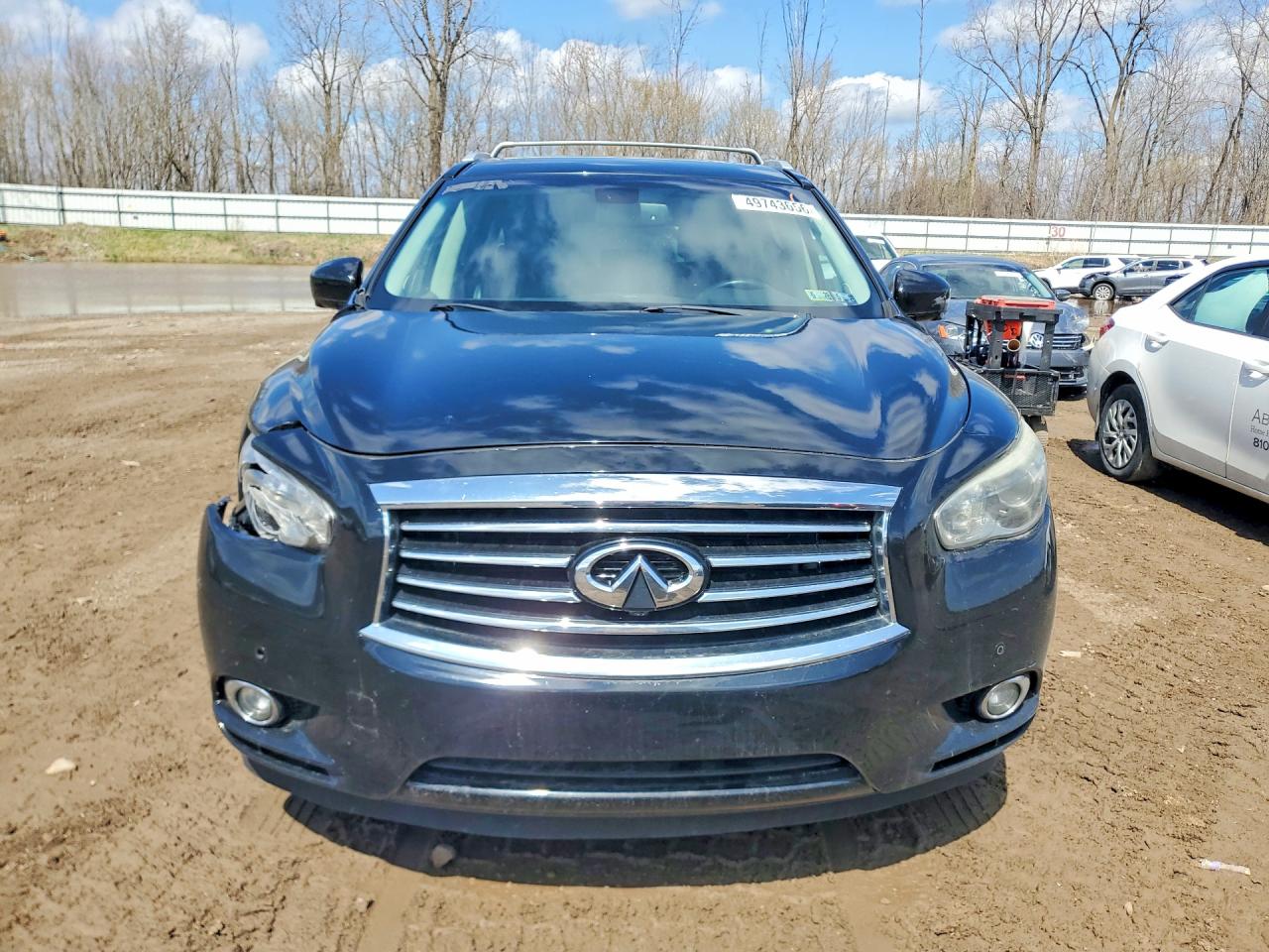 2015 Infiniti Qx60 Base Black vin: 5N1AL0MM6FC555739