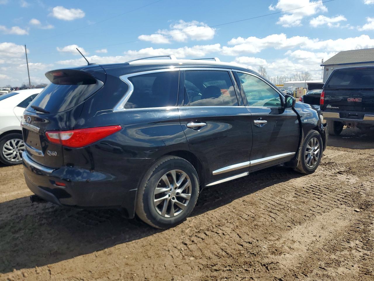 2015 Infiniti Qx60 Base Black vin: 5N1AL0MM6FC555739