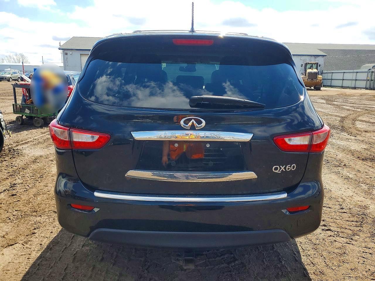 2015 Infiniti Qx60 Base Black vin: 5N1AL0MM6FC555739