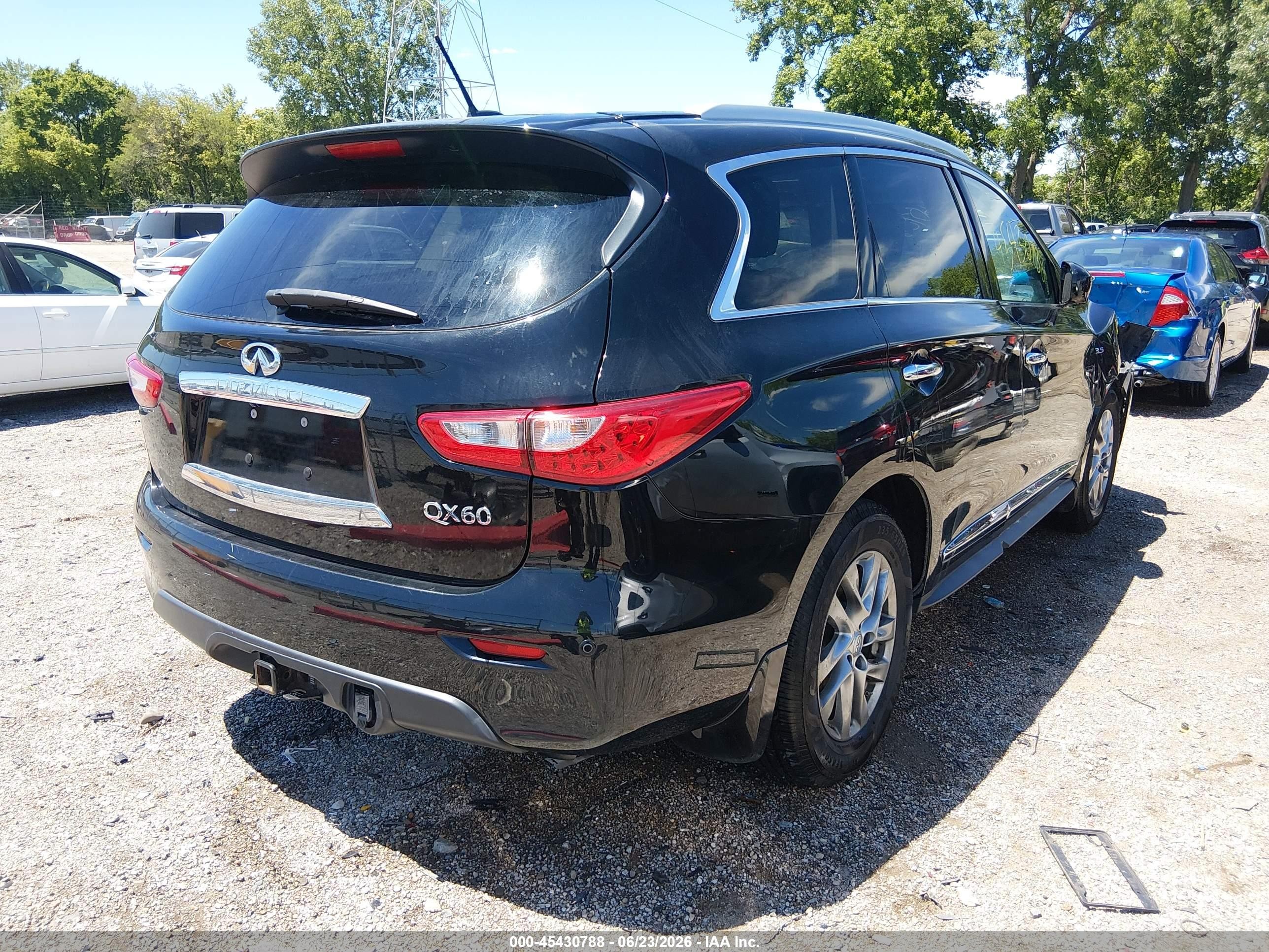 2015 Infiniti Qx60   Black vin: 5N1AL0MM6FC556051