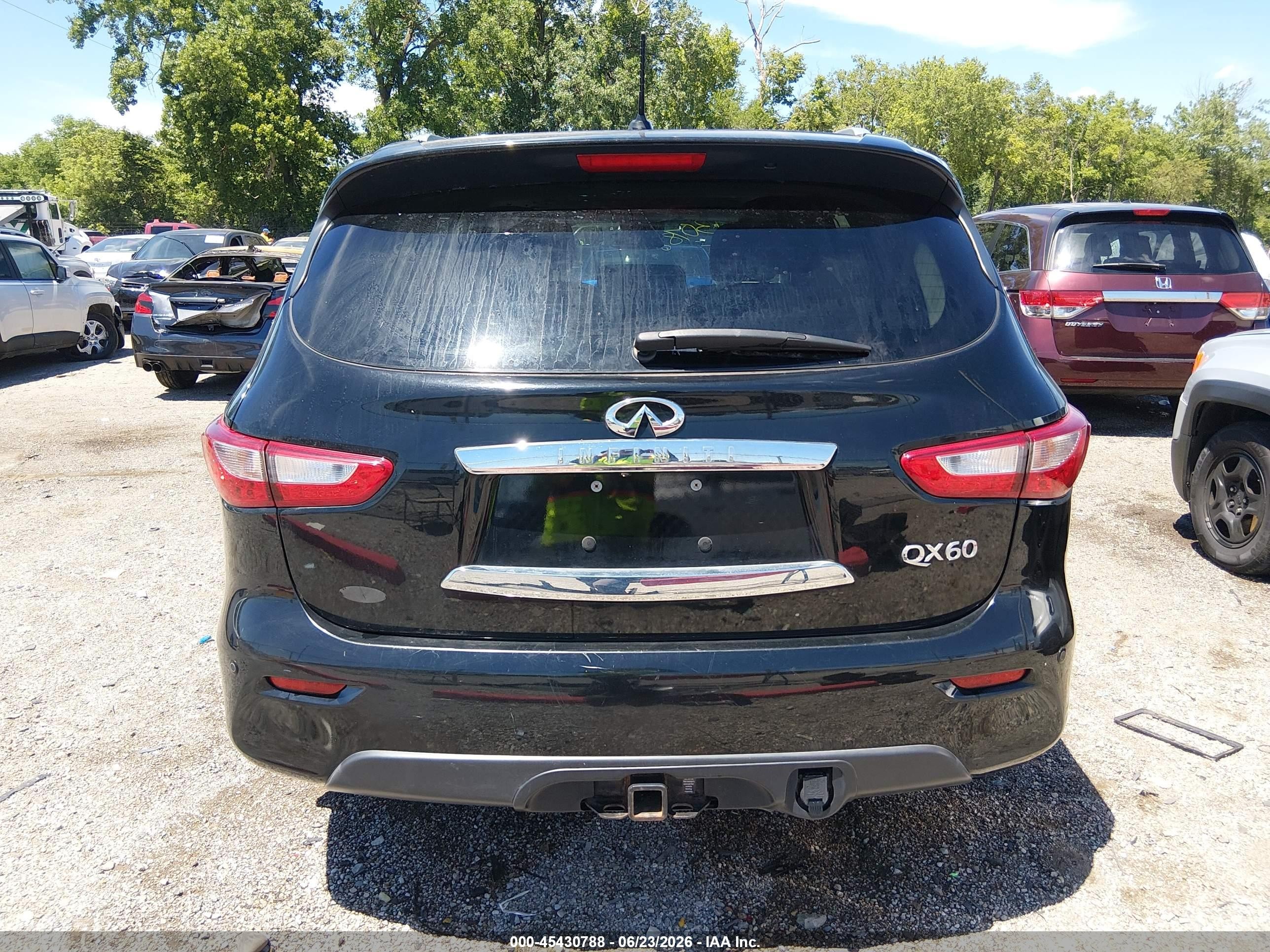 2015 Infiniti Qx60   Black vin: 5N1AL0MM6FC556051