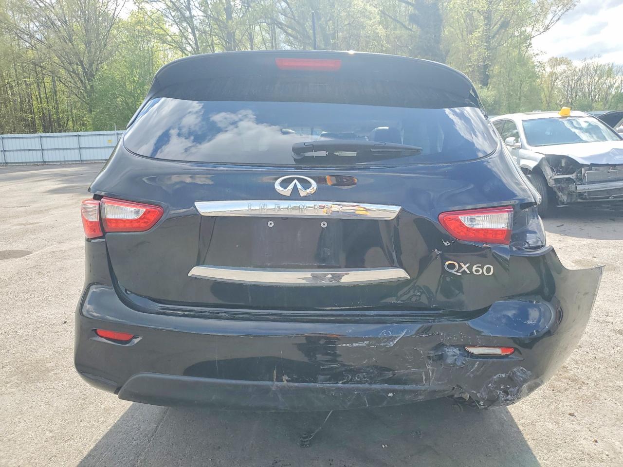 2015 Infiniti Qx60 Base Black vin: 5N1AL0MM6FC556664