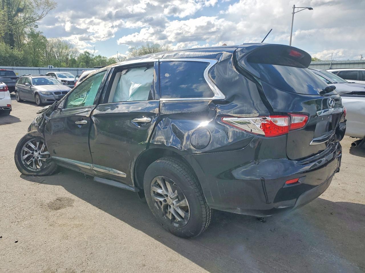 2015 Infiniti Qx60 Base Black vin: 5N1AL0MM6FC556664