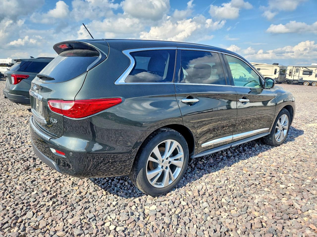 2013 Infiniti Jx35 Base Gray vin: 5N1AL0MM7DC300322