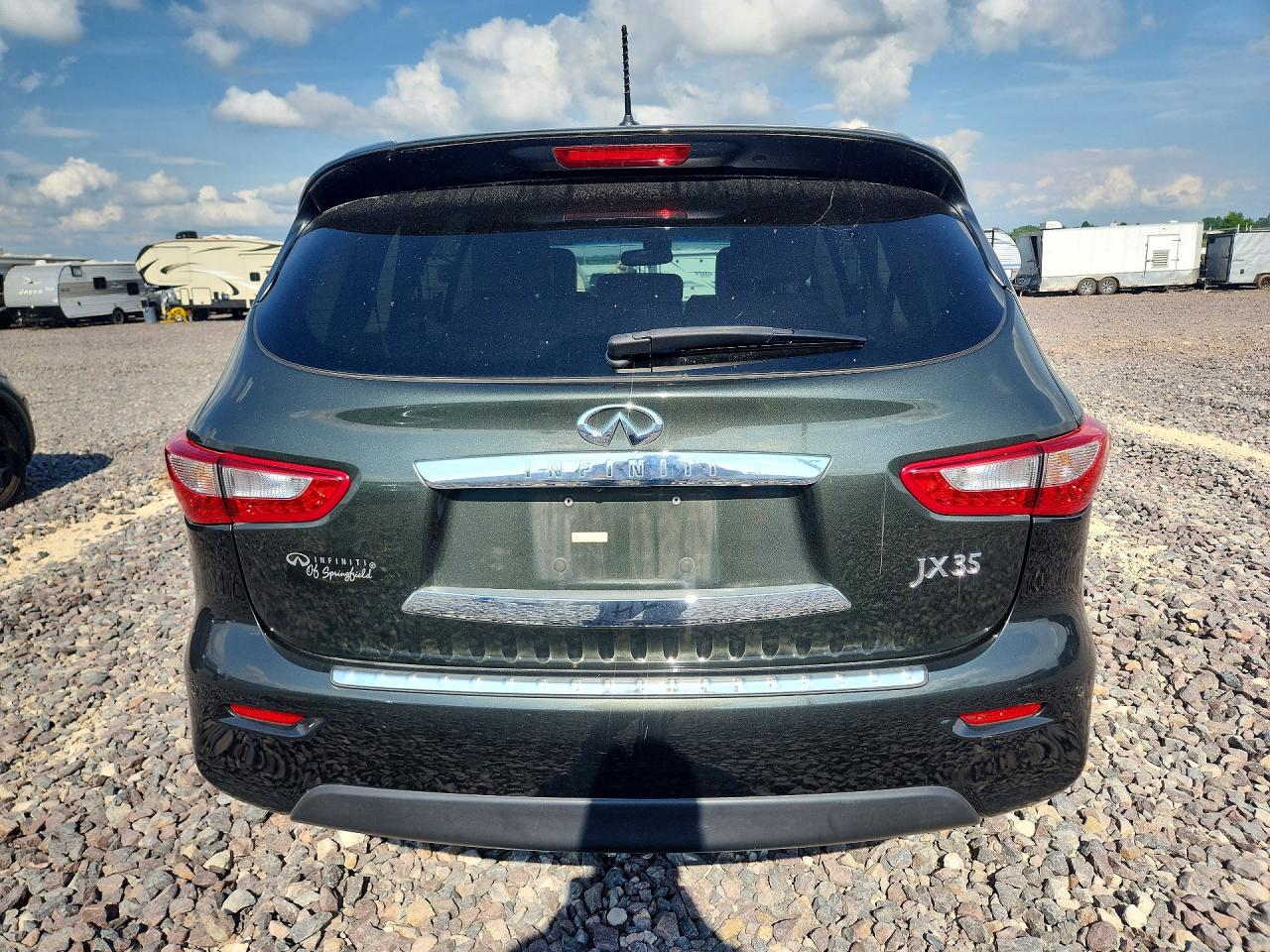 2013 Infiniti Jx35 Base Gray vin: 5N1AL0MM7DC300322