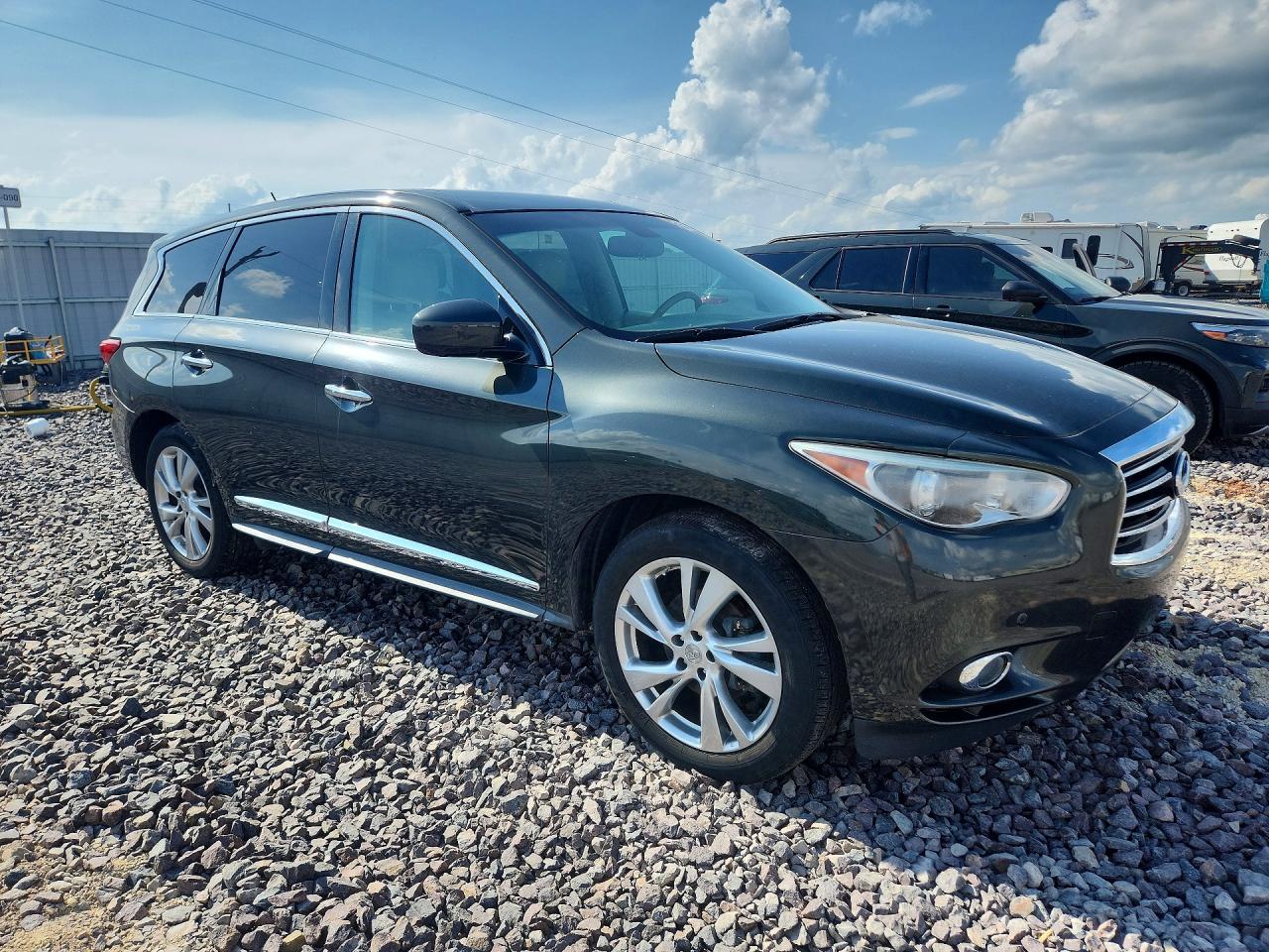 2013 Infiniti Jx35 Base Gray vin: 5N1AL0MM7DC300322