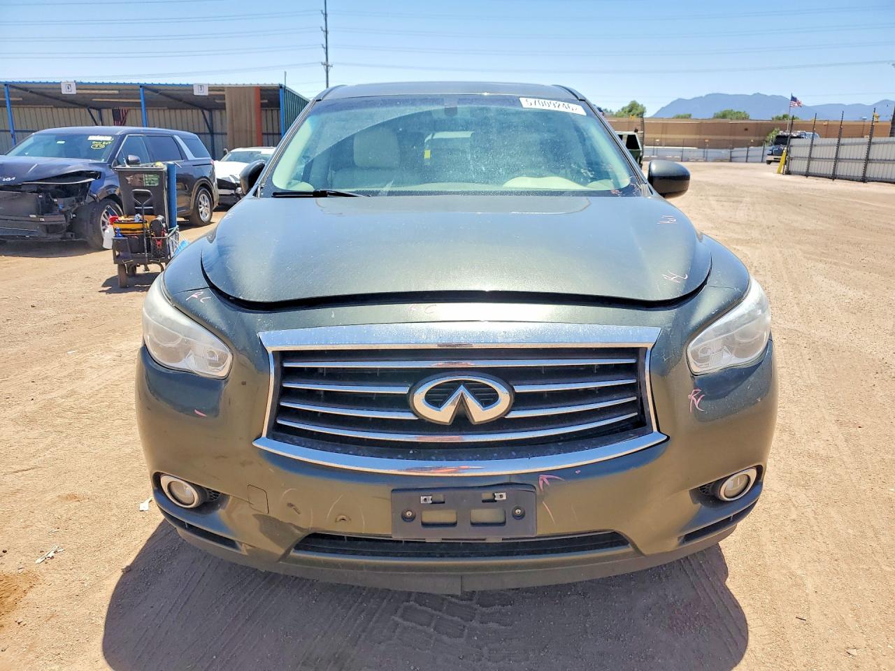 2013 Infiniti Jx35 Base Charcoal vin: 5N1AL0MM7DC302667