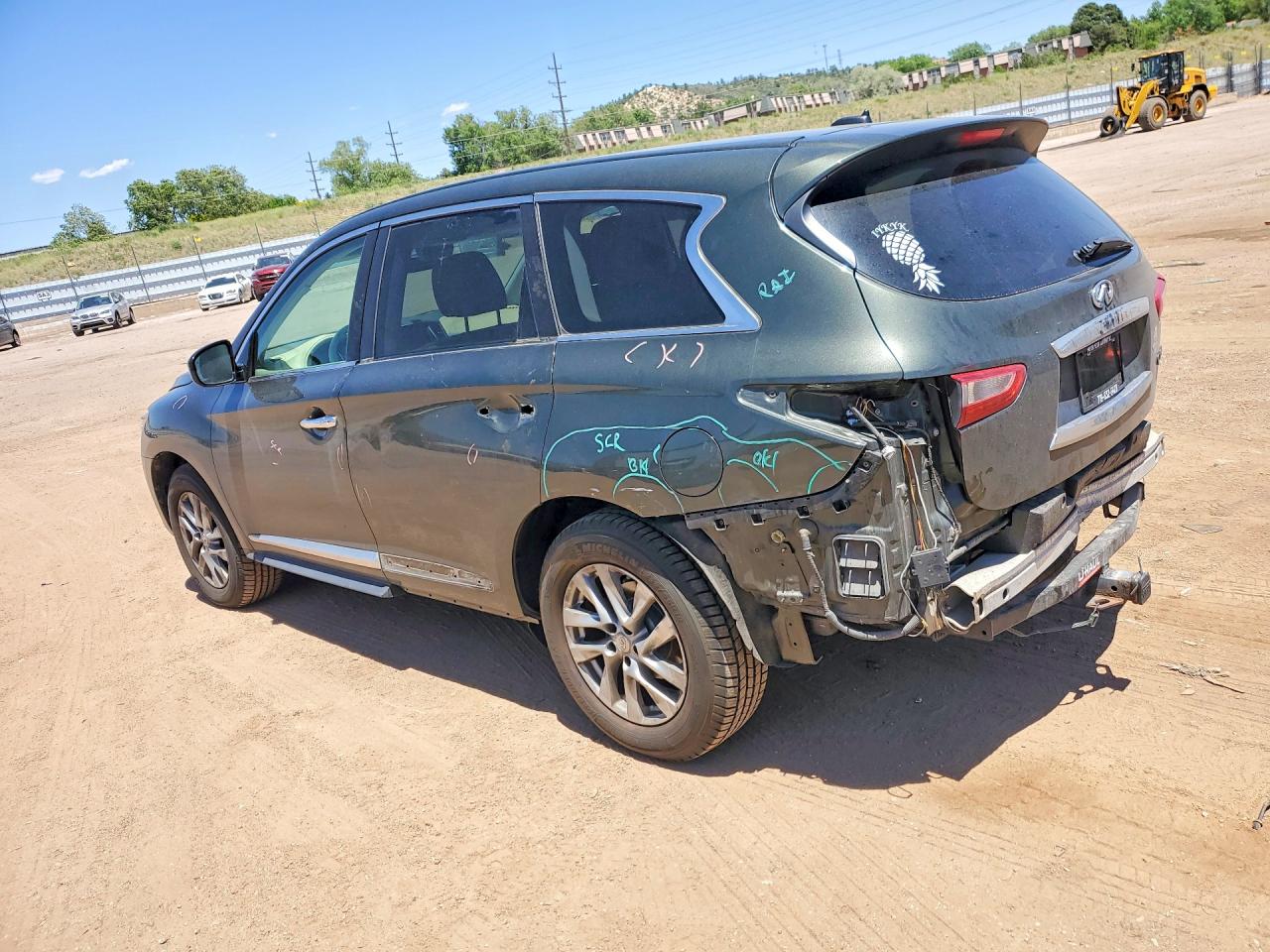 2013 Infiniti Jx35 Base Charcoal vin: 5N1AL0MM7DC302667