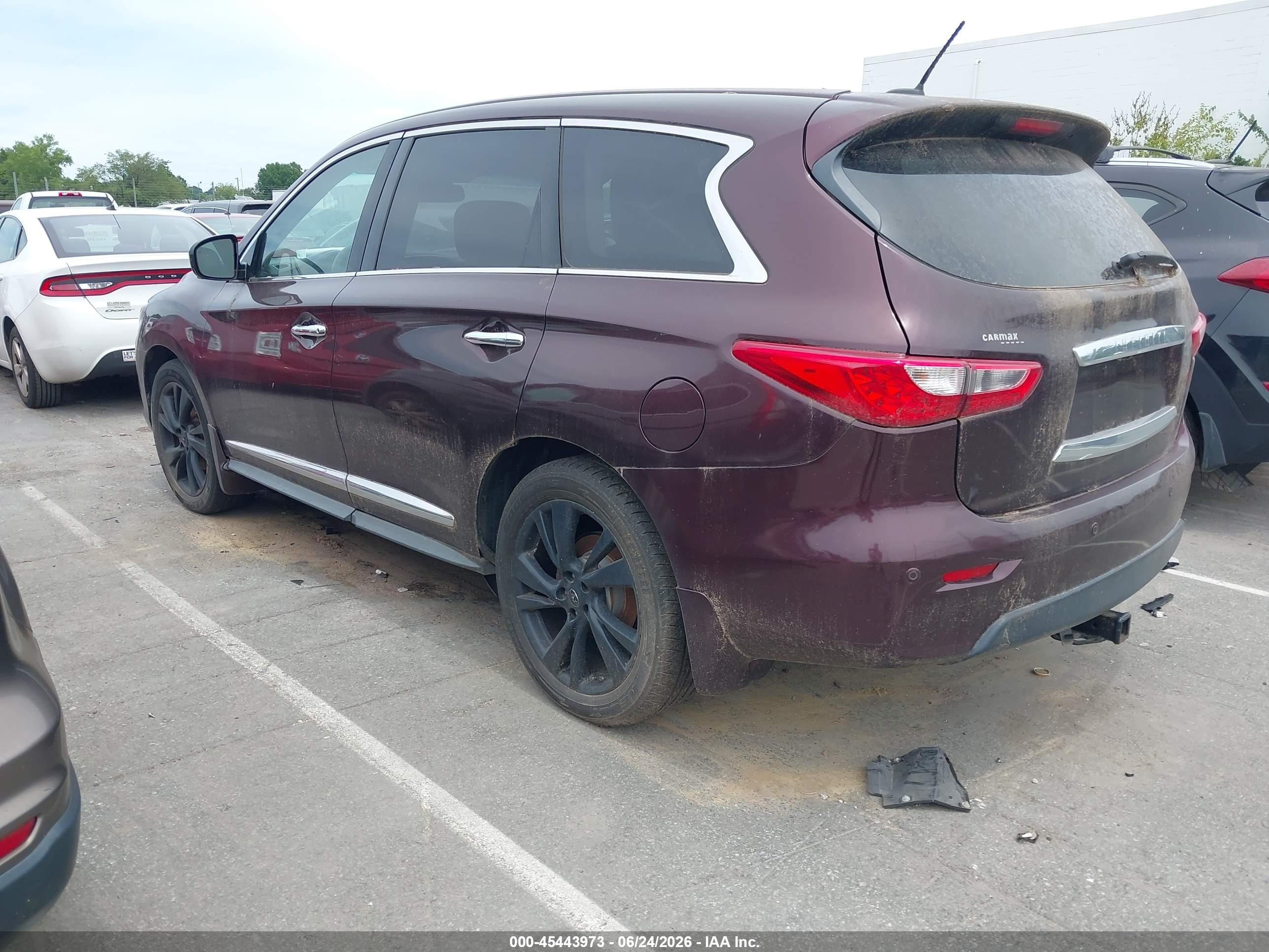 2013 Infiniti Jx35   Темно-бордовый vin: 5N1AL0MM7DC304130