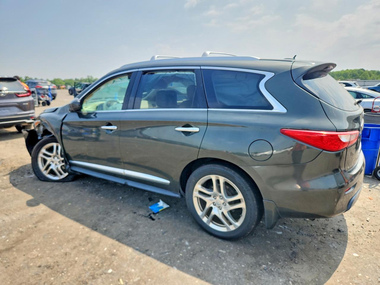 2013 Infiniti Jx35 Base Gray vin: 5N1AL0MM7DC305259
