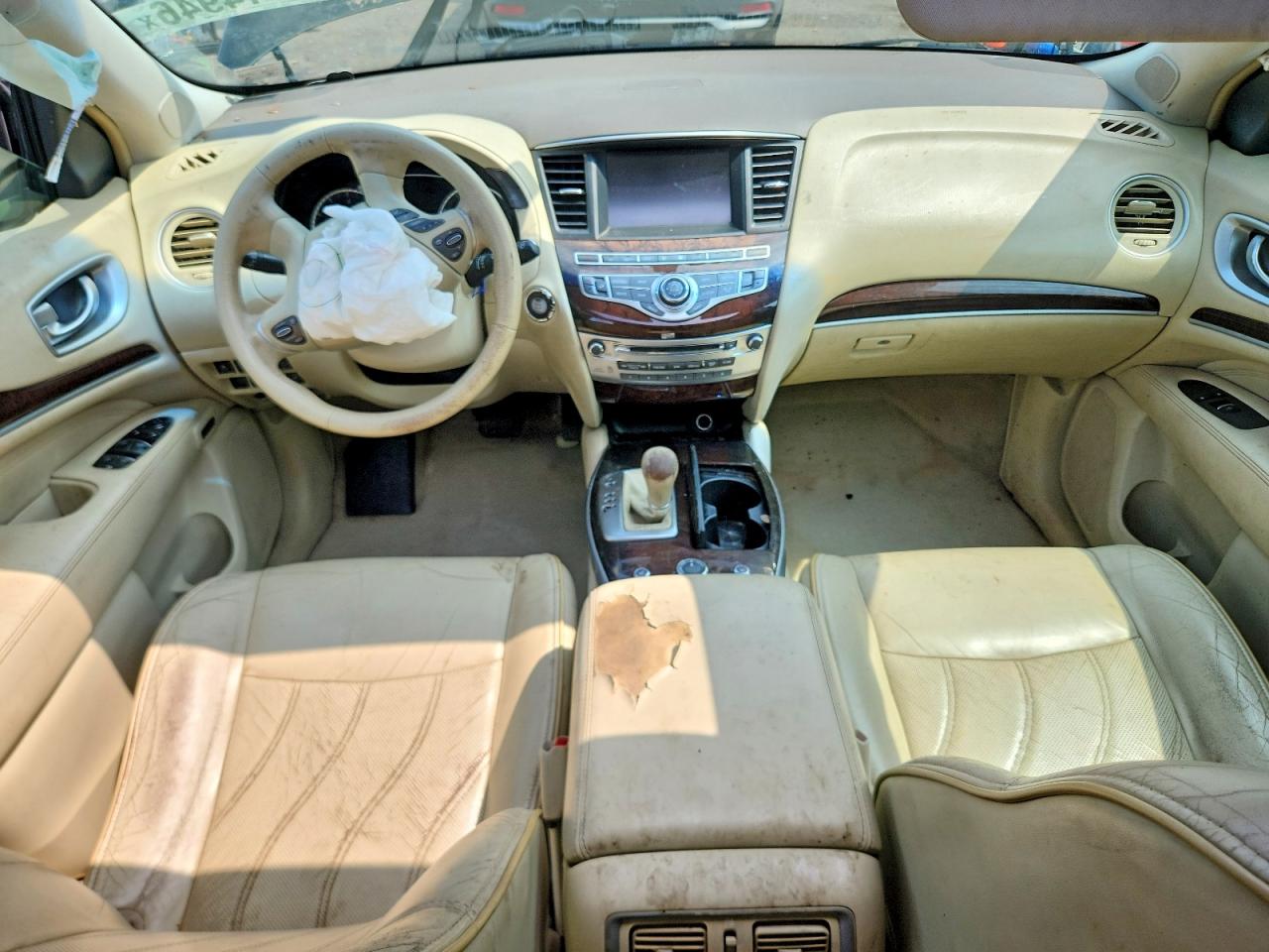 2013 Infiniti Jx35 Base Gray vin: 5N1AL0MM7DC305259