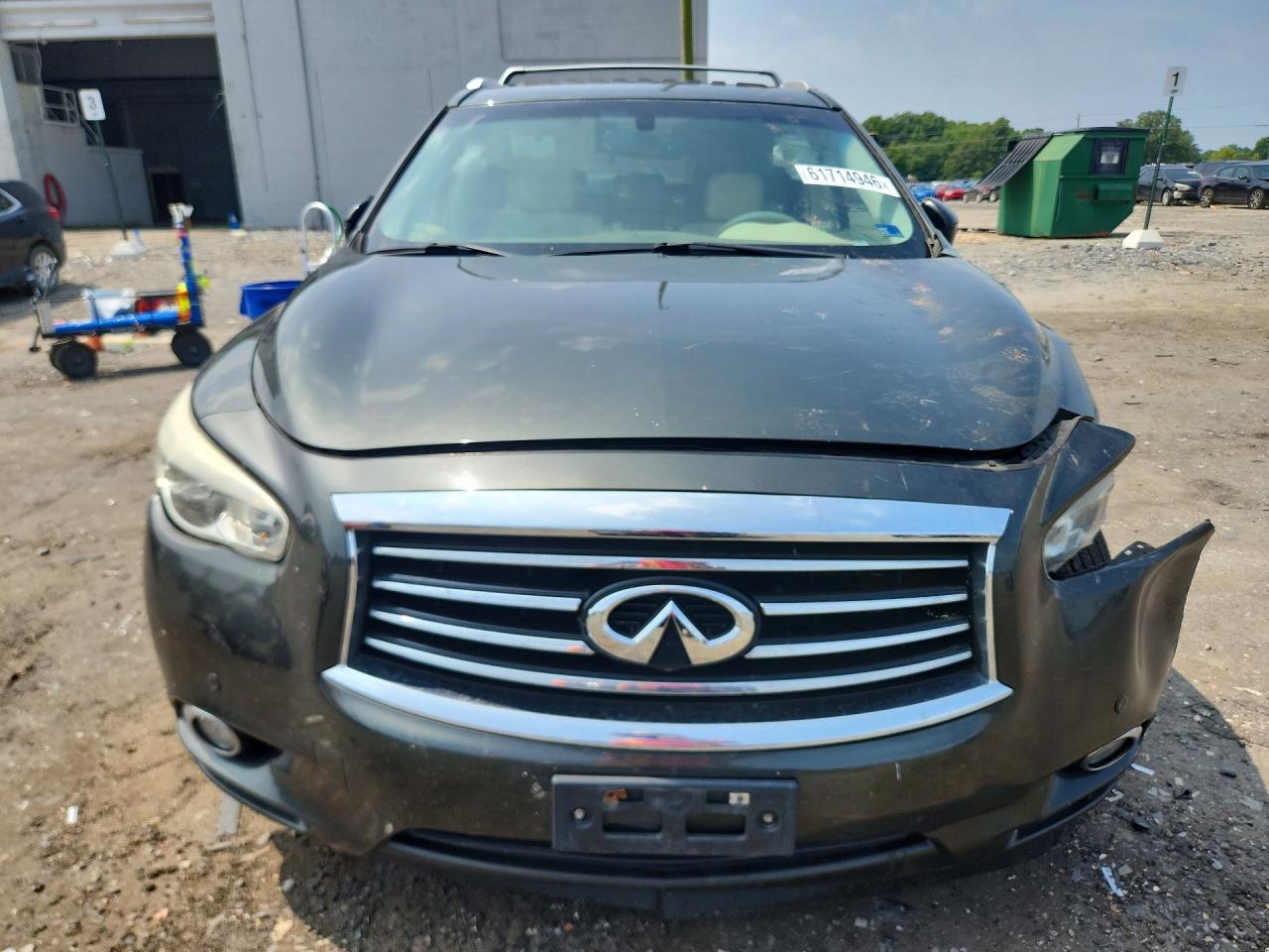 2013 Infiniti Jx35 Base Gray vin: 5N1AL0MM7DC305259