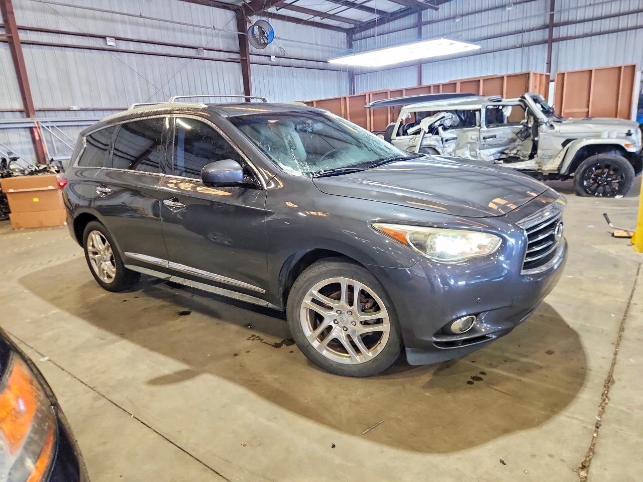 2013 Infiniti Jx35 Base Gray vin: 5N1AL0MM7DC307626