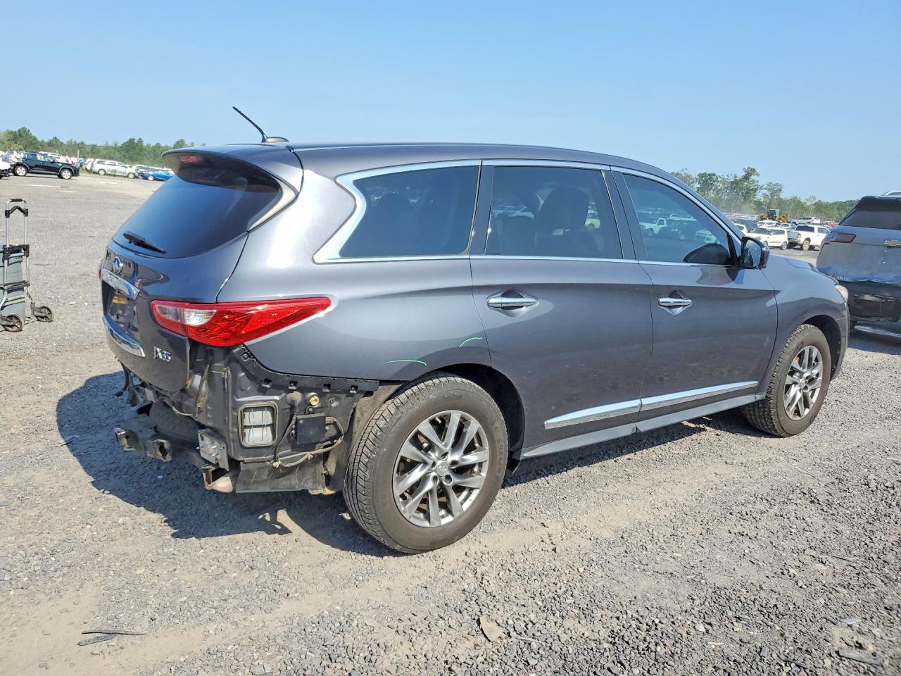 2013 Infiniti Jx35 Base Gray vin: 5N1AL0MM7DC309151