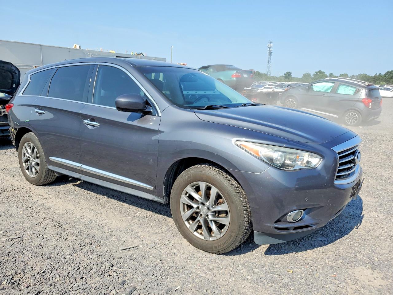 2013 Infiniti Jx35 Base Gray vin: 5N1AL0MM7DC309151