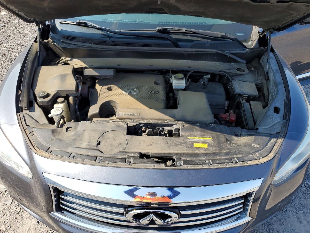 2013 Infiniti Jx35 Base Gray vin: 5N1AL0MM7DC309151