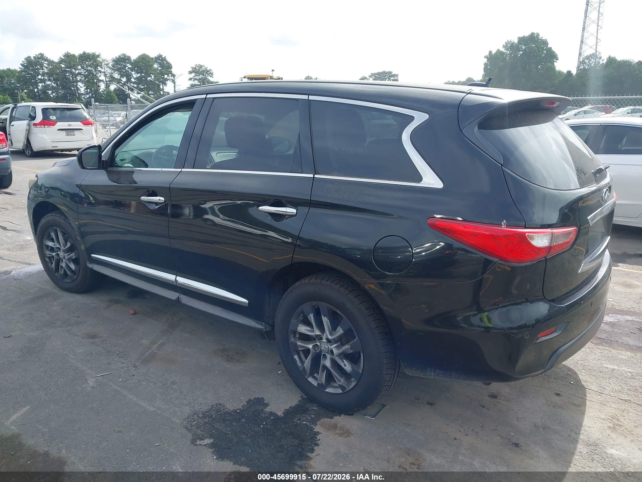 2013 Infiniti Jx35   Black vin: 5N1AL0MM7DC311921