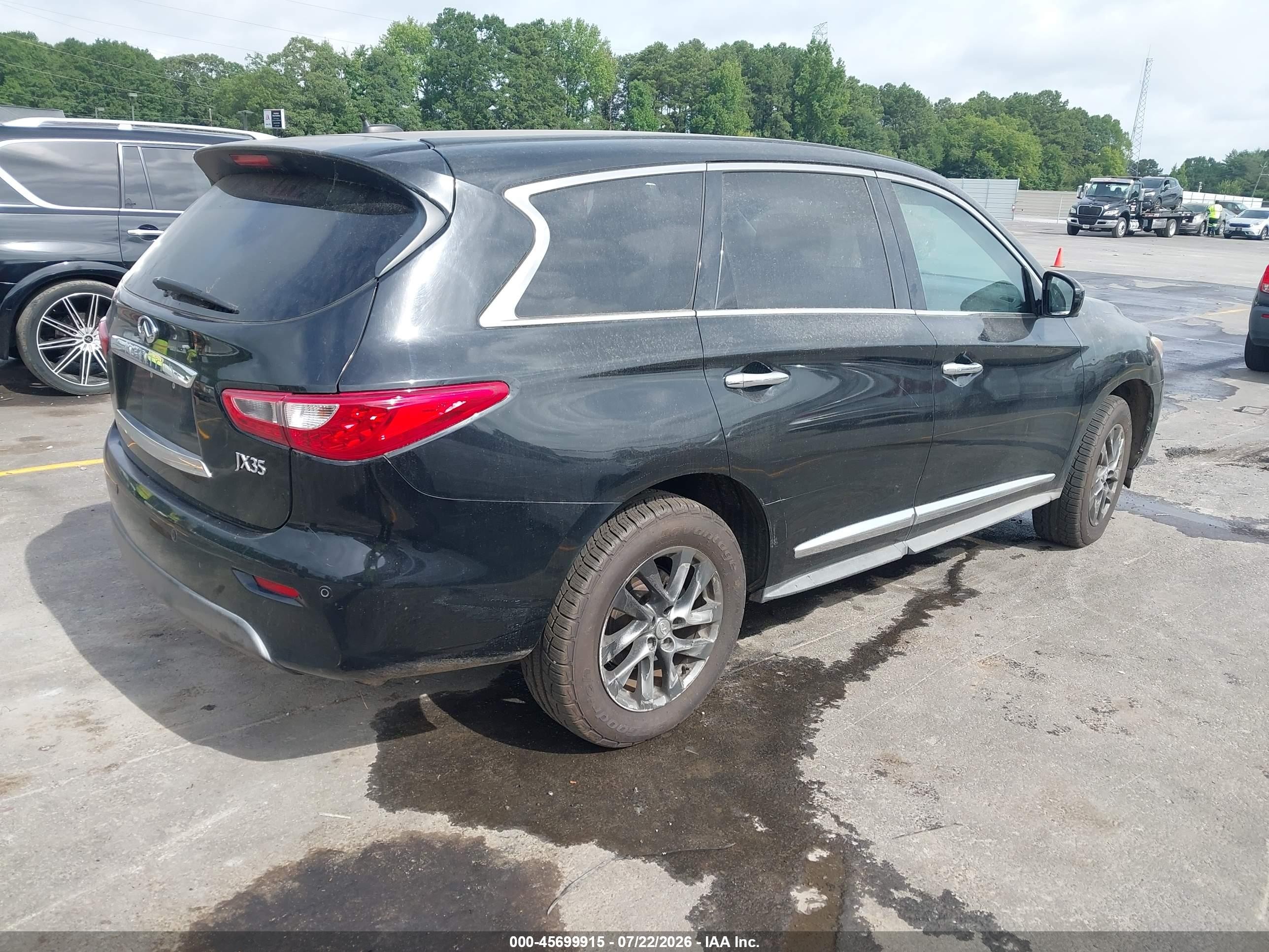 2013 Infiniti Jx35   Black vin: 5N1AL0MM7DC311921