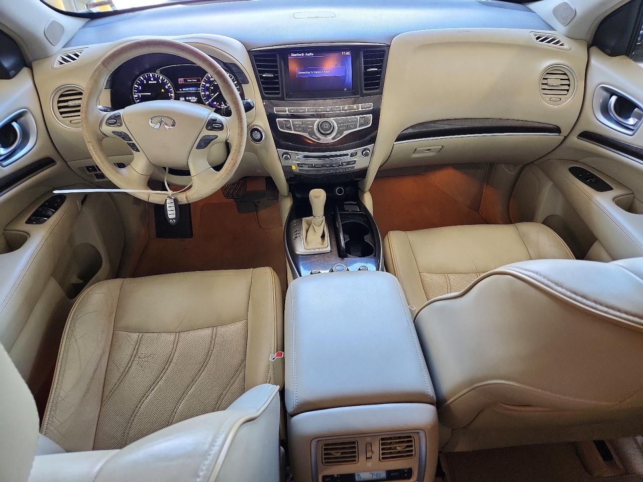 2013 Infiniti Jx35 Base White vin: 5N1AL0MM7DC322630