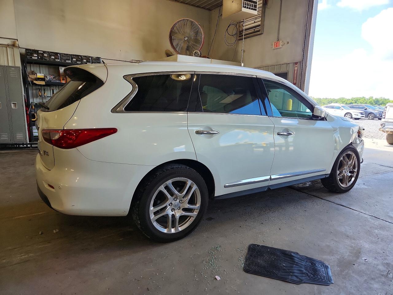 2013 Infiniti Jx35 Base White vin: 5N1AL0MM7DC322630