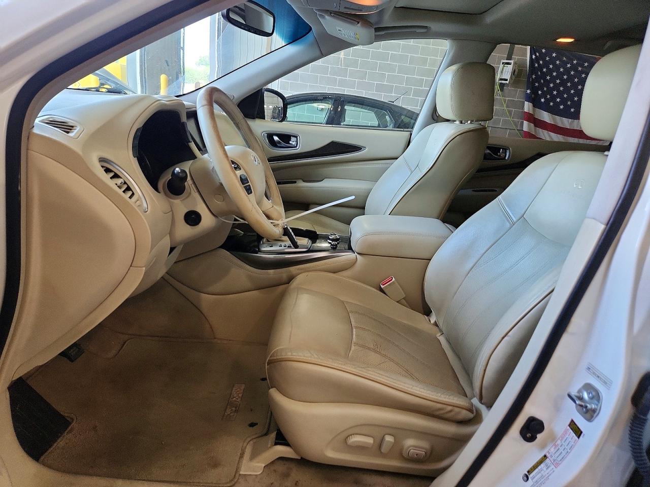 2013 Infiniti Jx35 Base White vin: 5N1AL0MM7DC322630