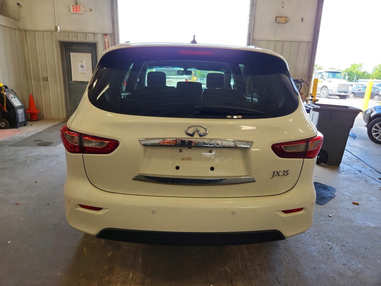 2013 Infiniti Jx35 Base White vin: 5N1AL0MM7DC322630